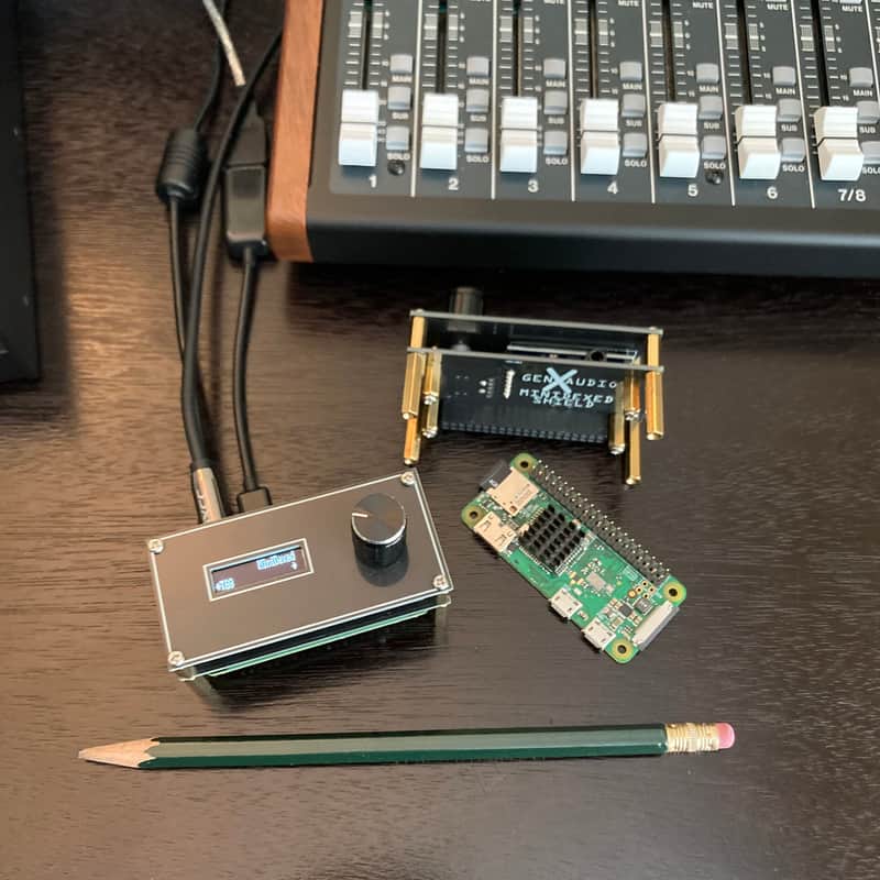 MiniDEXED Shield for Pi ZERO2 = TX816 TX802 or 8 DX7 FM Synths image 1