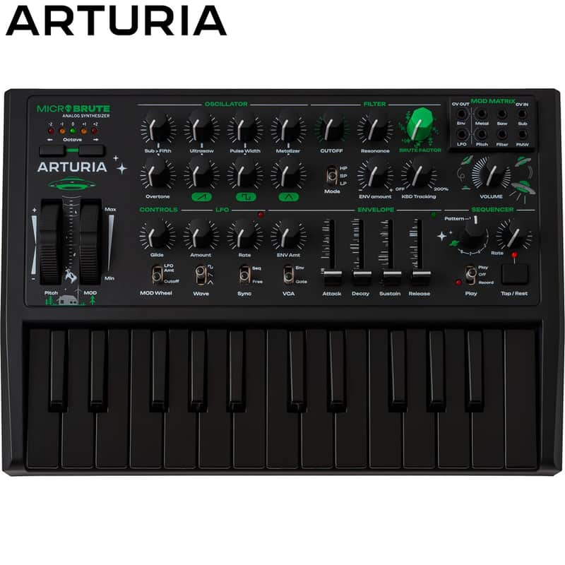 Arturia MicroBrute UFO Analog Synthesizer Renewed image 1