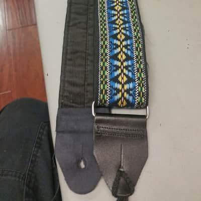Ace Style Strap 1970's Blue Yellow Green image 2