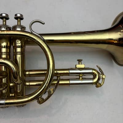 King / H.N. White Cleveland Superior Cornet— Early 1960s — Very Good, Case & Brushes image 10
