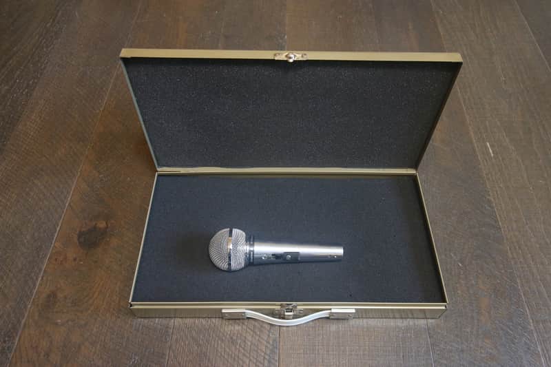 Vintage Shure PE588 Unisphere B 1970s Silver + Case image 1