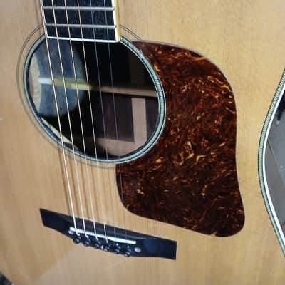 Aria GR30 Acoustic Guitar~Gallagher~Large Soundhole~Bluegrass~Rosewood~Solid~w/Hard Case~Video~Japan~70's image 4