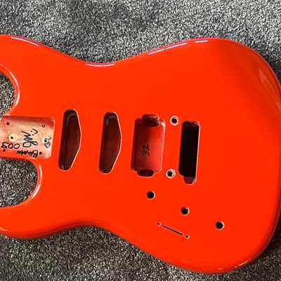lefty G&L Fullerton Legacy guitar body USA Fullerton Red HSS image 1