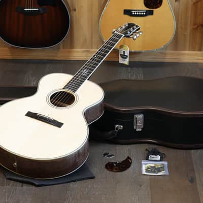 Santa Cruz "F" Custom Walnut Acoustic Guitar Natural + OHSC image 1