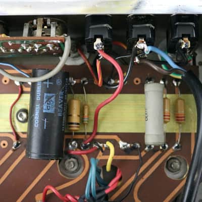 1966  Ampeg B15 NF - Blue Checked Tolex image 11