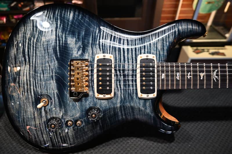 PRS Custom 24-08 10-Top One Piece Top - Whale Blue Smoke Burst #9994 image 1