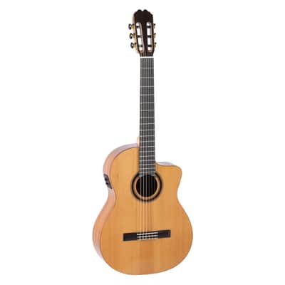 Admira Granada ECF cutaway Acoustic-Electric classical nylon string guitar with solid cedar top MADE in SPAIN image 2