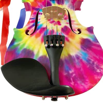 Tie Dye Violin Outfit 1/4 w crystal fine tuners image 3