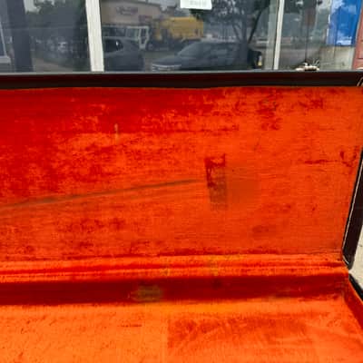 FENDER PRECISION JAZZ BASS 1965 to 1970 NO TAIL LOGO BLACK TOLEX CASE CLEAN! image 17