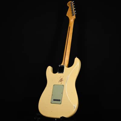 Fender Custom Shop Deluxe Stratocaster w/ Seymour Duncan SH4B Humbucker, Relic/ Closet Classic Hardware- Aged Vintage White 2026 (R148062) image 16