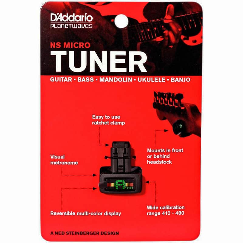 Planet Waves PW-CT-12 NS Micro Clip-On Guitar Tuner image 1