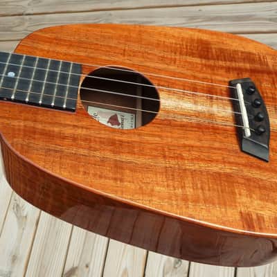 Kanile'a  ( Kanilea )  P1-T DLX Koa Pineapple Tenor Ukulele 2020 gloss UV polyester image 4