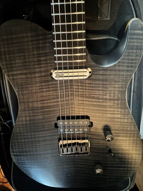 Chapman ML3 PLECKED AND CUSTOM PICKUPS BEA Rabea Massaad Signature 2019 - Present - Transparent Black image 1