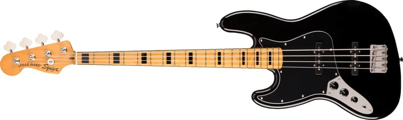 Squier Classic Vibe '70s Jazz Bass Lefty LH Maple FB Black