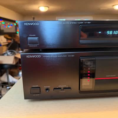 Kenwood KM-991 Power Amplifier + KT-591 Stereo Tuner Freshly Serviced V Rare🎶🔥 image 5