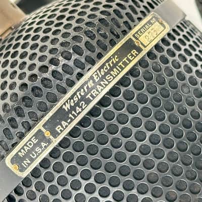 Western Electric RA-1142 Transmitter Multipattern Ribbon / Dynamic Microphone image 10