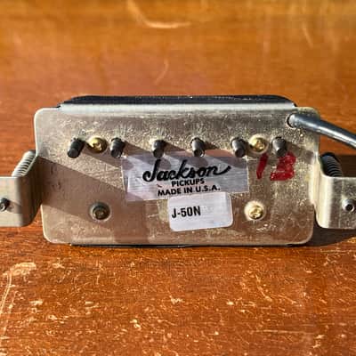 Jackson J-50N Neck Humbucker Pickup 80s - Black Aged Vintage image 2