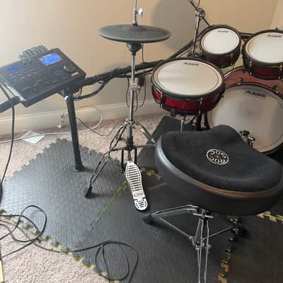 Alesis Strike Pro Special Edition Electronic Drum Set 2010s - Black / Red image 2