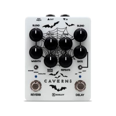 Keeley Spooky "Glow in the Dark" Caverns Delay Reverb Pedal V2 image 3