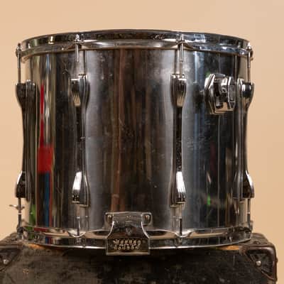 1970s Ludwig 12x15 Challenger II Metal Parade Snare Drum image 5