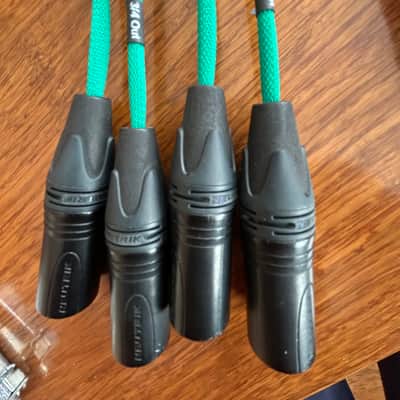 Mogami / Neutrik AES/EBU 4 XLR Female/4 XLR Male 3' digital audio cable image 2