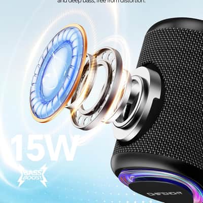 Portable Bluetooth Speaker Beach Essentials: IPX5 Waterproof for Outdoor image 2