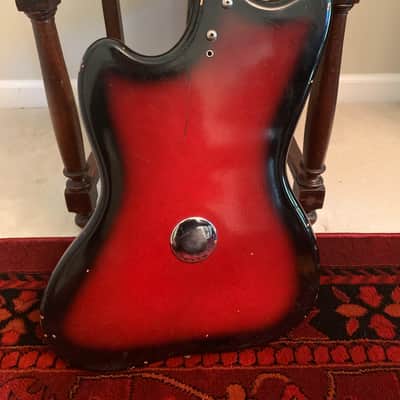 Silvertone 1452 Hornet 1960s redburst image 5