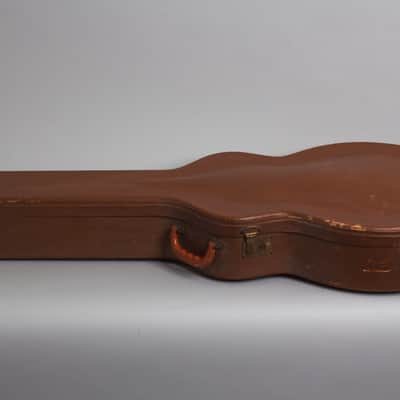 Guild  X-150 Arch Top Hollow Body Electric Guitar (1957), ser. #4462, original brown hard shell case. image 11