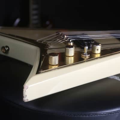 Jackson RR3 Randy Rhoads V Special (Limited Run), Made in Japan, 2006 - Ivory with Black Pinstripes image 15