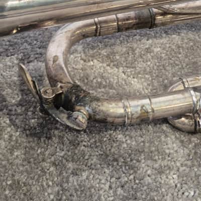 Miraphone Silver Trumpet - Bb Trumpet - Fair w/ Hard Case image 5