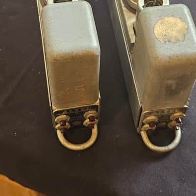 TWO Vintage Altec 428B Tube Preamps P522B Original Power Supply image 3