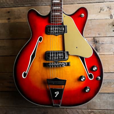 1966 Fender Coronado ii In Sunburst image 1