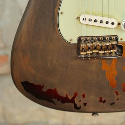 FENDER CUSTOM SHOP Stratocaster Rory Gallagher Signature Heavy Relic - 2024 - 3T Sunburst image 4