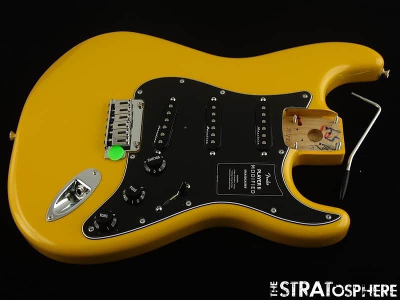 Fender Player II Modified Strat LOADED BODY, Noiseless Sunshine Yellow image 1