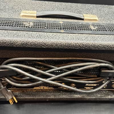 Peavey Rock Master Vintage Tube Series 120-Watt Guitar Head 1980s - Black image 11