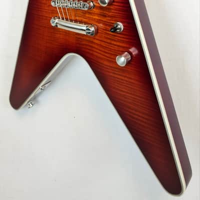 Epiphone Flying V Prophecy, Aged Bengal Tiger Burst, w/Premium Gig Bag image 6