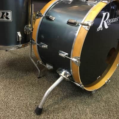 Rogers USA Maple XP-8 Drum Set 22, 12, 16 in Midnight Mist (Blue) image 2
