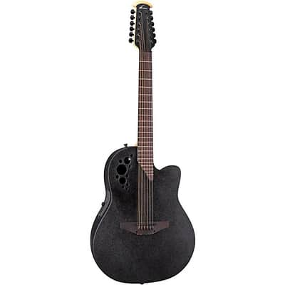 Ovation 2058TX-5 Pro Series Elite TX Deep Contour Solid A-Grade Sitka-Spruce Top 12-String Acoustic-Electric Guitar w/ABS Deluxe Case image 1