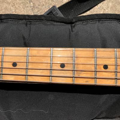 Univox Ripper 70's White stratocaster w/ Fralin P-92 and gigbag image 5