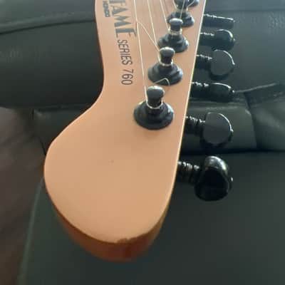 Hondo Fame 760 1980s - Pink w/Matching Headstock RARE image 18