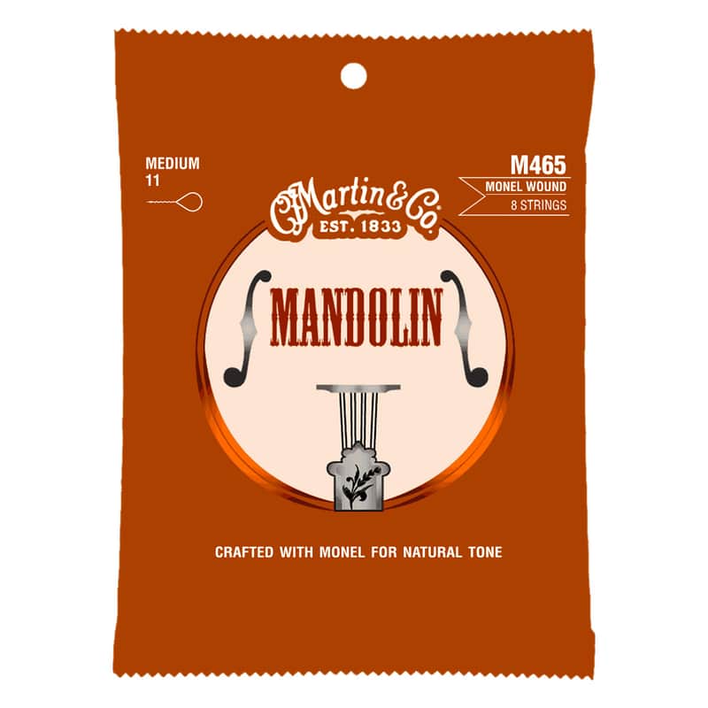 M465 MANDOLINE RETRO Monel Medium 11/40 Martin Strings image 1