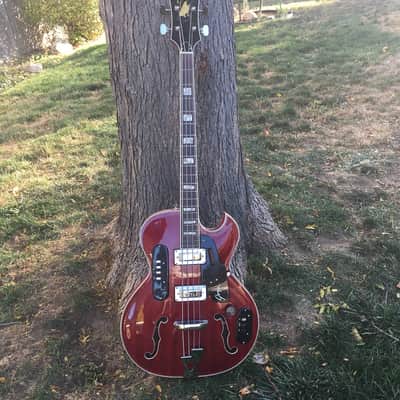 GOYA 1965 VINTAGE PANTHER BASS GUITAR - All Original - Case image 2