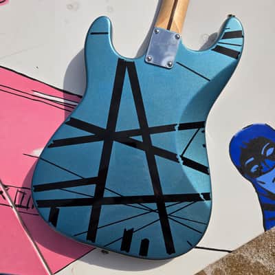 Squier Stratocaster Bullet EVH tribute image 19