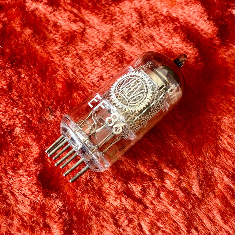 VALVO (Siemens) EF86 microphone preamplifier tube c 1960 Neumann u67 original vintage Germany image 1