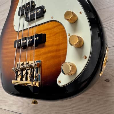 Fender 75th Anniversary American Professional PJ Bass, 2-Color Sunburst image 6