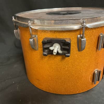 Ludwig Vintage Marching Tom Drums - Gold Mist image 13