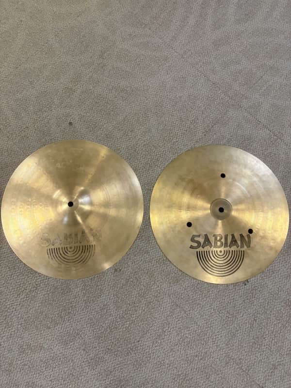 Sabian AAX 14" Fast Hi-Hat Cymbals (Used) image 1