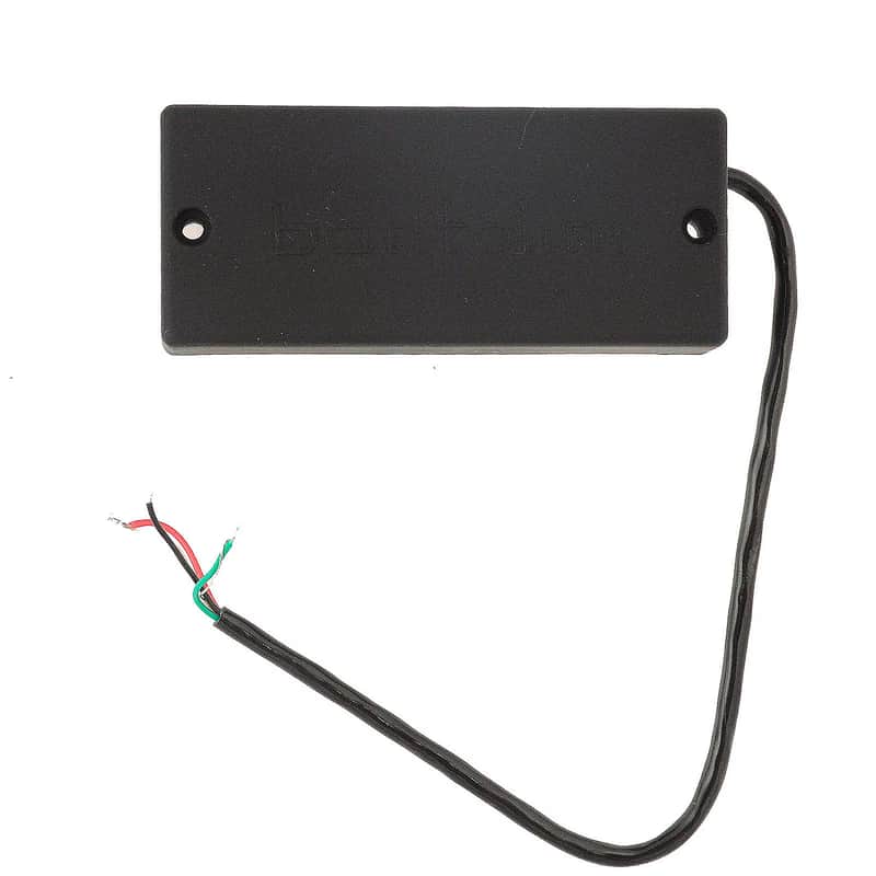 Bartolini M3 Soapbar 4-String Dual Coil Bass Neck Pickup Black image 1