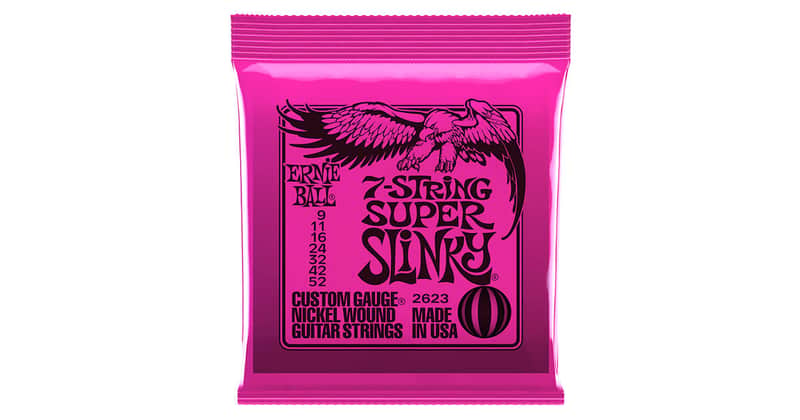 Ernie Ball EB2623 7-String Super 9 - 52 Electric Strings image 1