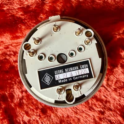 Neumann U87 c 1970 - Nickel original vintage Germany FET condenser microphone mic imagen 8